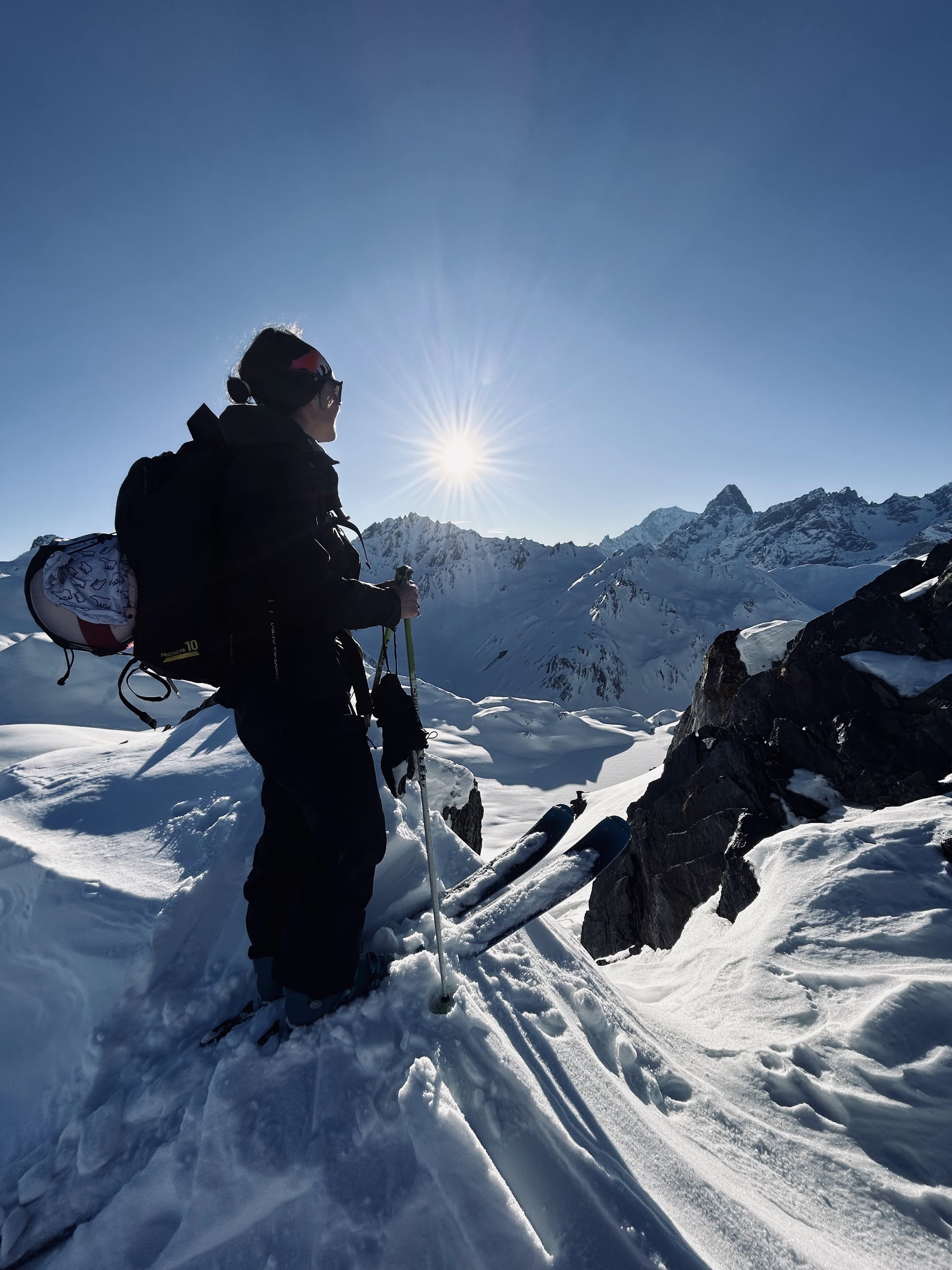 Skialp v oblasti Grand-Saint-Bernard